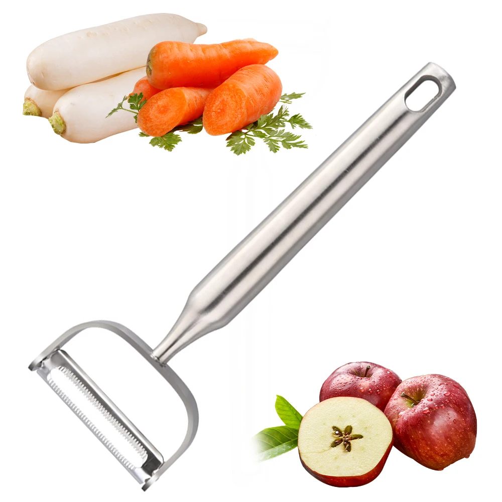 Новинка Овощечистка из нержавеющей стали для фруктов поворотный Y-Peelers морковки