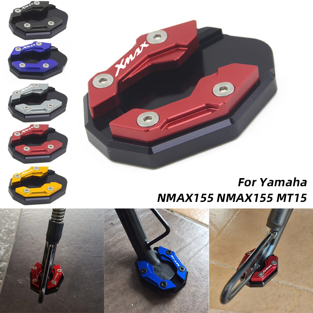 XMAX300 NMAX155 MT15 CNC Выдвижная подставка боковая увеличивающая ногу удлинитель для Yamaha