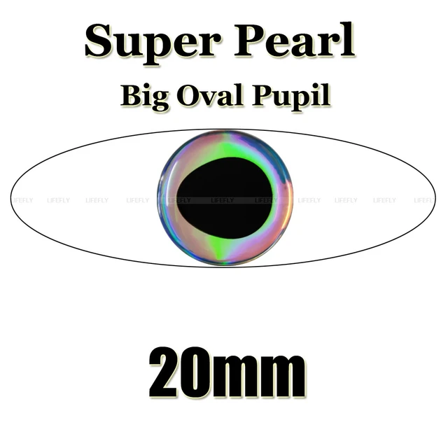 20mm 3d Super.pearl (big Oval Pupil) / 100 Soft Molded 3d Holographic Fish  Eyes, Fly Tying, Jig, Lure Making - Fishing Lures - AliExpress