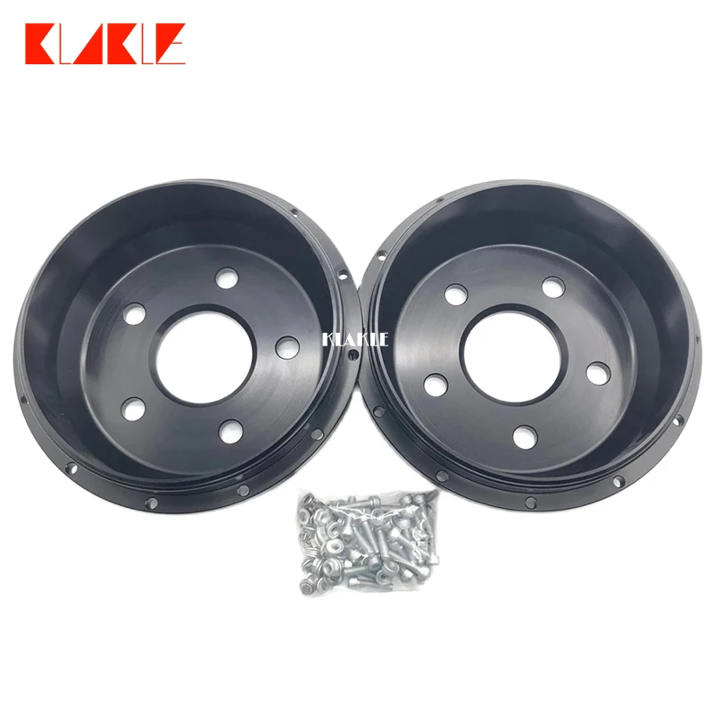 KLAKLE Big Brake System Aluminum Center Hats For BMW E92 M3 Rear Wheel 345x28MM Brake Disc Center Bell