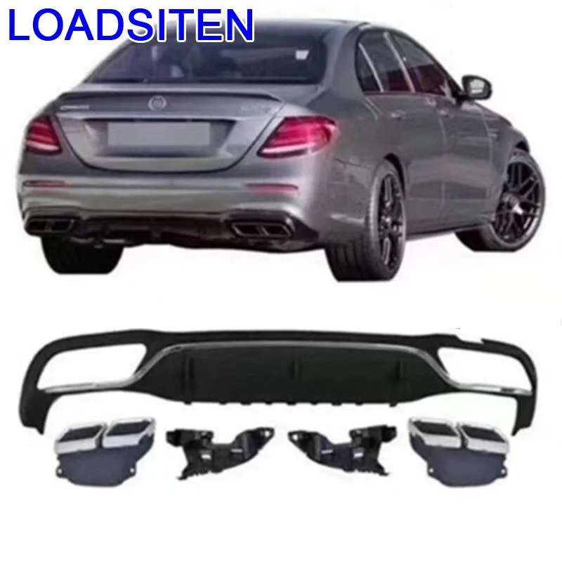 Us 1277 13 37 Off Decoration Styling Modification Automobile Auto Modified Tuning Rear Diffuser Car Front Lip Bumpers For Mercedes Benz E Class In