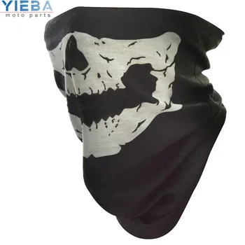

Motorcycle Face Mask 2017 2019 2018 2020 Bicycle Ski Skull Half Face Mask Ghost Scarf Multi Use Neck Warmer Motorbike Parts