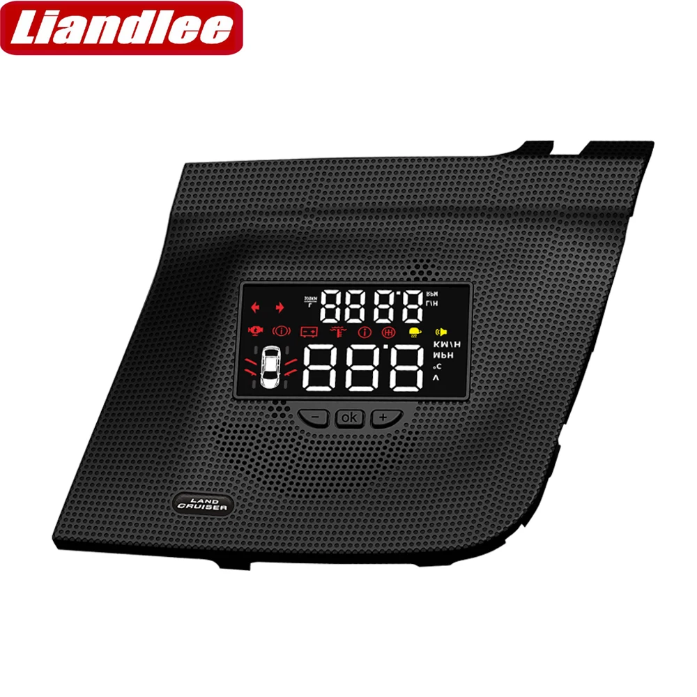 

Liandlee For Toyota Lander cruiser 2016~2018 Safe Driving Screen Full Function OBD Car HUD Head Up Display Projector Windshield