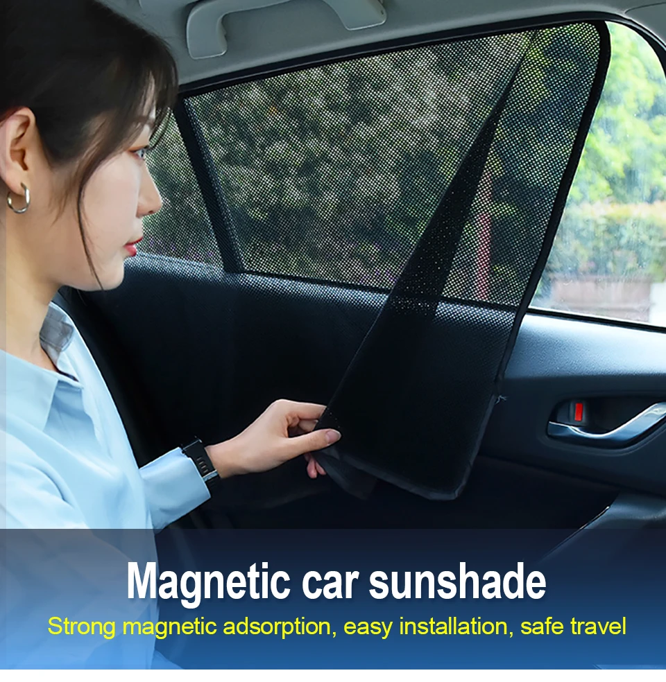 Автомобильные дуги квадраты сетки магнитное боковое окно солнцезащитный козырек лобовое стекло солнцезащитный экран занавес авто солнцезащитный тент Блок Анти-УФ