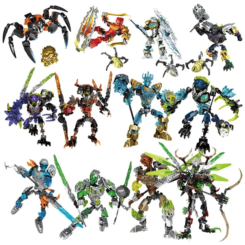 2021 Новый Bionicle маска светильник Lewa джунглей Хранитель рощи строительные блоки
