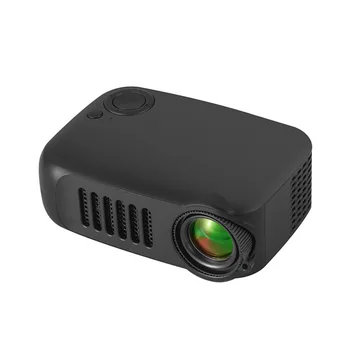 

A2000 Mini Portable 1080P HD Kids Gifts LED Projector Home Theater USB HDMI With Remote Control Eye Protection 2pcs LCD Screen