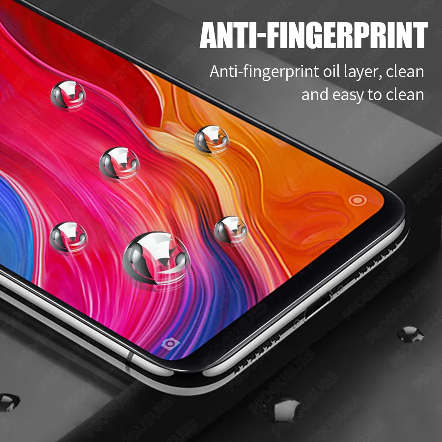 6D полное клеевое покрытие из закаленного стекла для Xiaomi Poco X3 F2 Mi 9T Pro A3 9 8 Max 3 PocoPhone F1