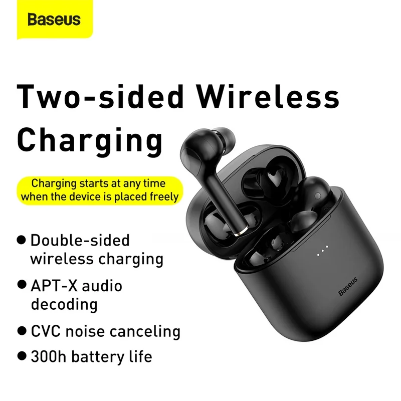 Baseus W06 TWS True Wireless Bluetooth Earphone For iPhone 12 Pro Max Sport HD Stero In Earbuds Headset Earphones APTX Earpiece