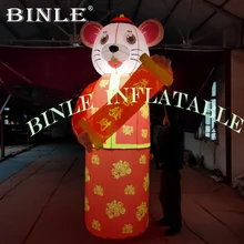 3mH гигантская надувная мышь в китайском стиле, надувной мультяшный шар для рекламы