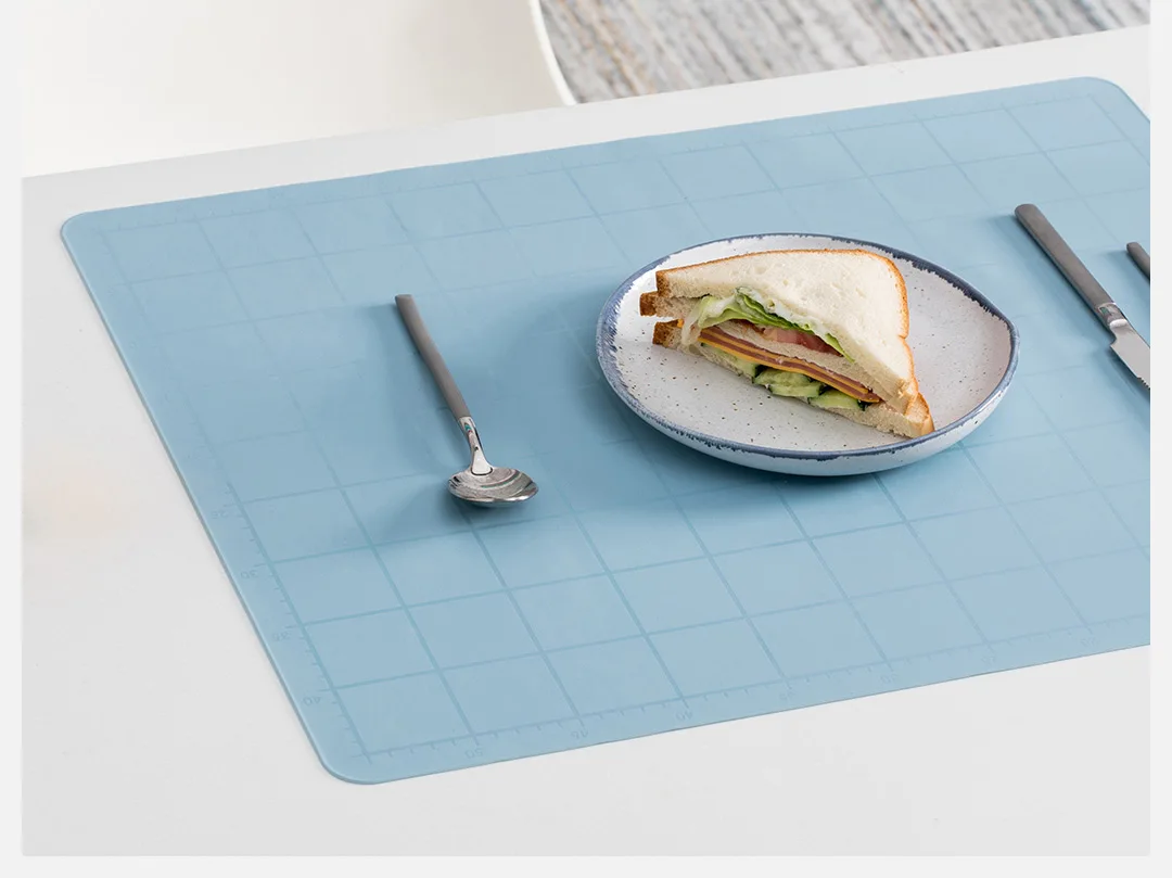 Xiaomi Mijia JJ силиконовый коврик подкладка для замешивания теста бытовой Кухня формочки для выпекания кексов, подкладка для замешивания теста со шкалой Еда Класс дома Пельменей