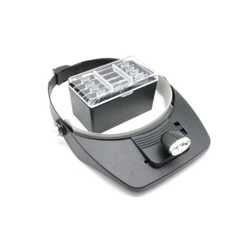 

Head Magnifier Magnifying Glasses with Led Light Lamp Jeweler Watch Repair Tool