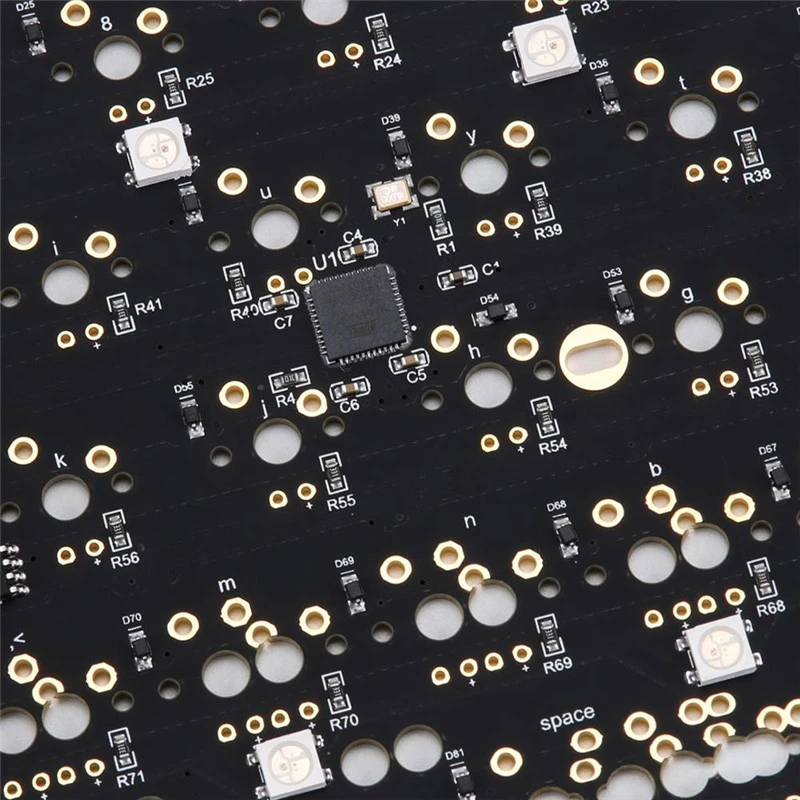 Механическая клавиатура DZ60 на заказ PCB 60% Usb Type C поддержка стрелок алюминиевая