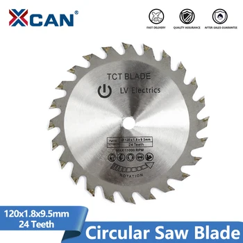 

XCAN 1pc Diameter 120mm 24T TCT Circular Saw Blade Carbide Tipped Woodworking Saw Blade For Wood Cutting