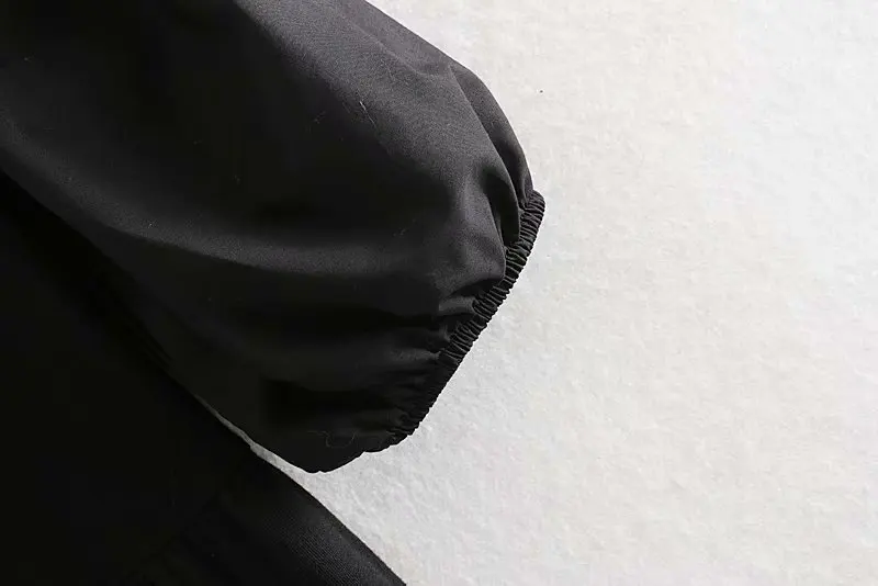 Новое Женское Милое трикотажное платье средней длины в стиле пэчворк с вышивкой и воротником Питер Пэн элегантные женские платья с оборками для вечеринок DS3097