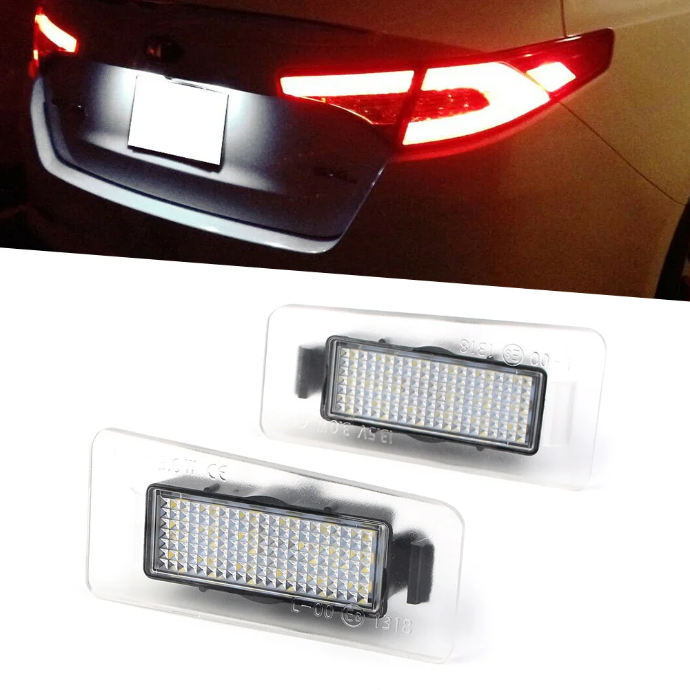 

Для Hyundai Elantra I30 i30 2011 2012 2013 2014 автомобильные аксессуары 18 светодиодных номерных знаков лампа освещения 2 фонарей