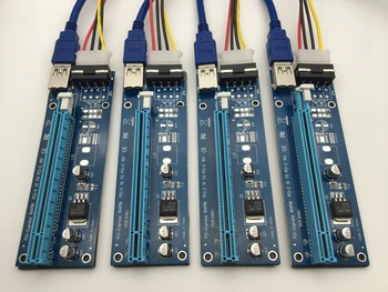 

PCI express 16X slots Riser Card PCI-E 1X to External 4 PCI-e slot Adapter PCIe Port Multiplier Card PCI E 1 To 4