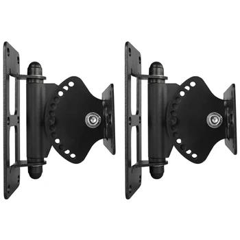 

ABDZ -2Pcs Universal Surround Speaker Wall Mount Ceiling Bracket Loudspeaker Wall Mounted Holder Tilt Rotate