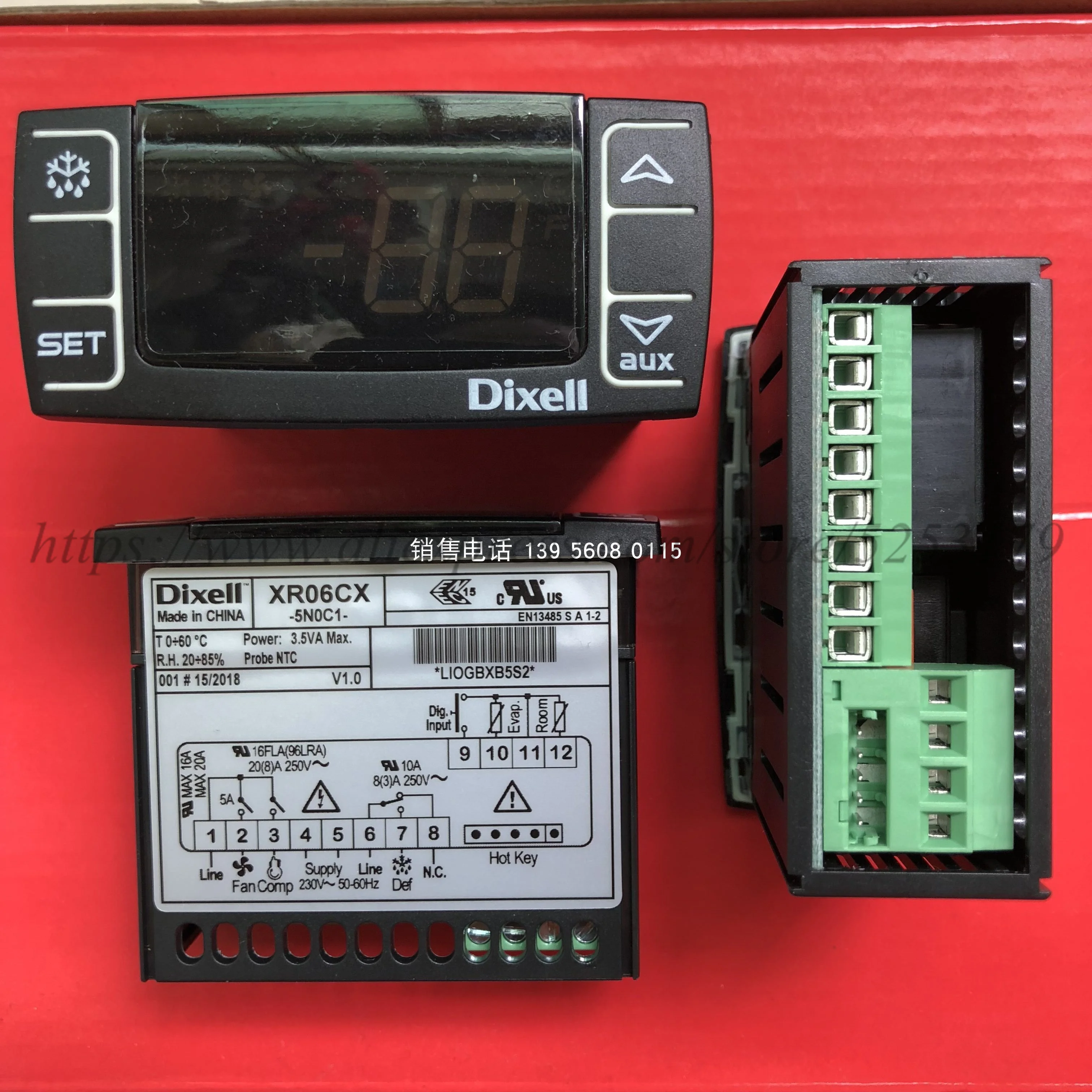 Новый оригинальный Оригинальный регулятор температуры DIXELL XR06CX-5N0C1 1 шт. |