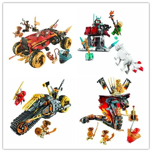 

2019 New Ninjago Blocks Compatible With Lego 70671 70672 70673 70674 70675 Ninja Series Building Bricks Set Model Toys Gift