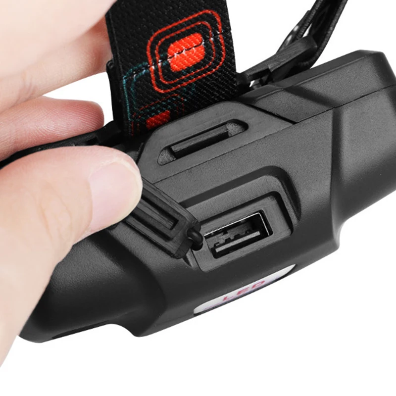 USB Открытый Кемпинг Велоспорт P50 светодиодный налобный фонарь перезаряжаемый ультра яркий 3 режима масштабирования Регулируемая Фара