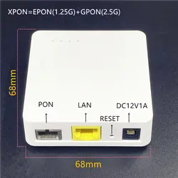 Minni ONU 68 мм XPON EPON1.25G/GPON2.5G G/EPON ONU модем FTTH G/EPON совместимый маршрутизатор английская версия ONU MINI68 * 68 мм