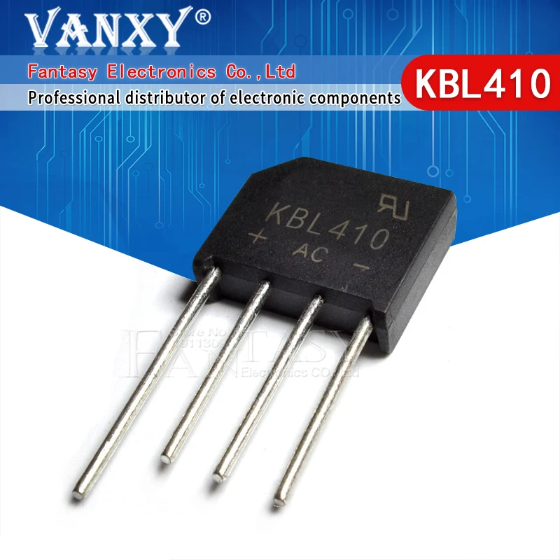 Однофазный диодный мост выпрямитель KBL410 KBL 410 4A 1000V новая и оригинальная
