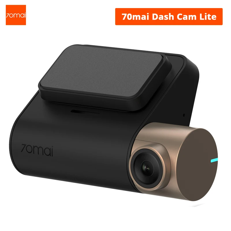Купон-197,73 руб Видеорегистратор Xiaomi 70mai Dash Cam lite, Разрешение 2592x1944, Обзор 140°, F/1.8, доп. модулей GPS активирует ADAS, поддержка WDR