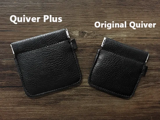 

VDR Quiver Plus By Kelvin Chow (Gimmicks and Online Instructions) Close-up Magic Trick /professional/ Amazing,Genuine Leather