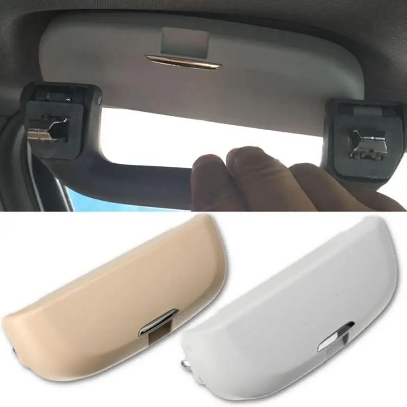 Car accessories Universal Car Glasses Storage Box Case Holder Car Sunglasses Box Car Sunglasses Visor Clip Storage Car styling