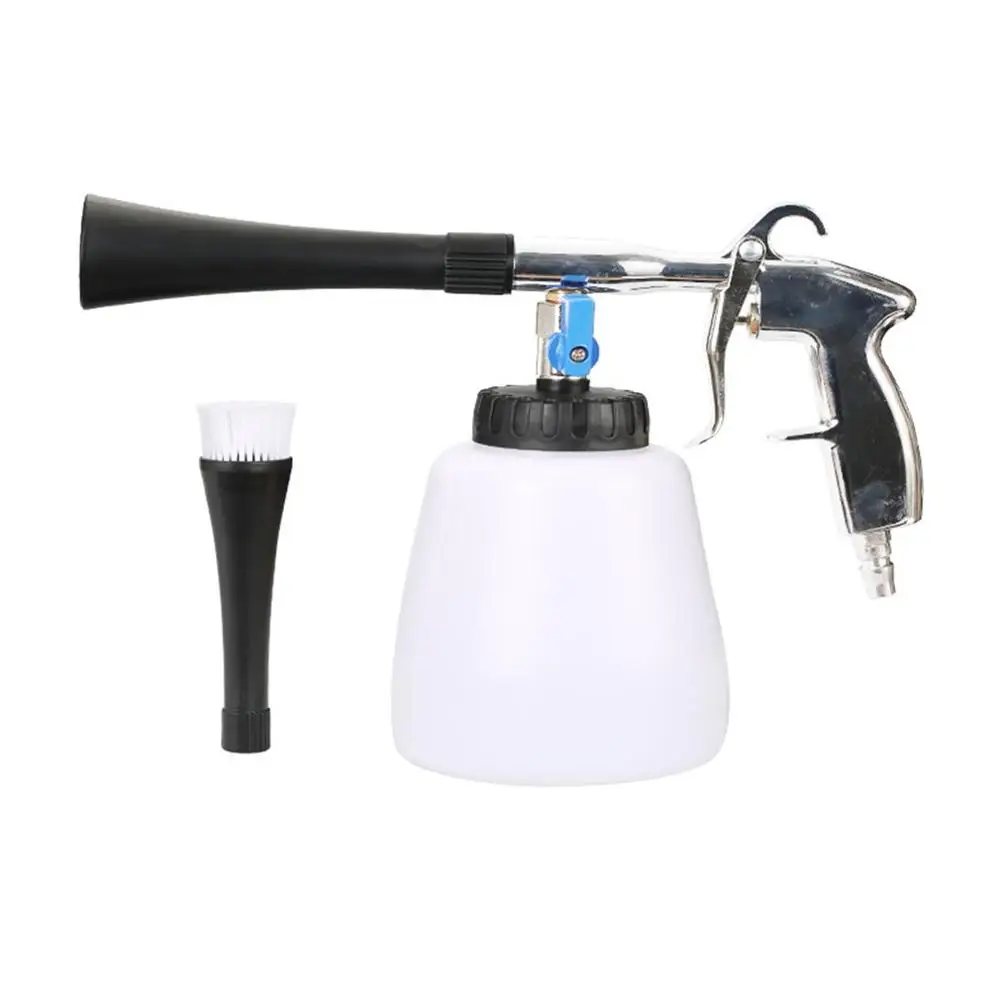 

Car Bearing Wash Washer Pneumatic Automotive Interior Deep Cleaning Machine Gun Espuma Tool High Pressure with Brush