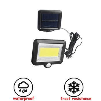 

56/30 LED Solar Street Light Auto PIR Motion Sensor Solar Garden Wall Lamp For Outdoor Waterproof Lighting split mount 5M cable