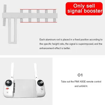 

1 Pair Signal Boosters Remote Controller Signal Booster Drone Antenna SE Extender Yagi-uda Range For Fimi X8 Accessories A6D2