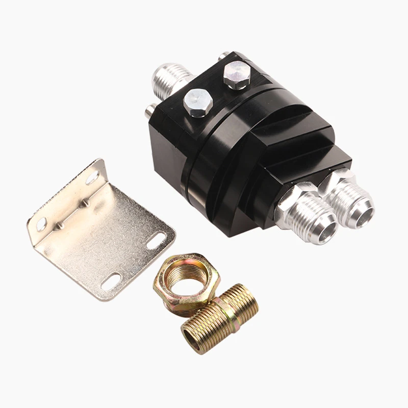 Universal OIL FILTER RELOCATION SANDWICH FITTING MALE ADAPTER M16X3/4