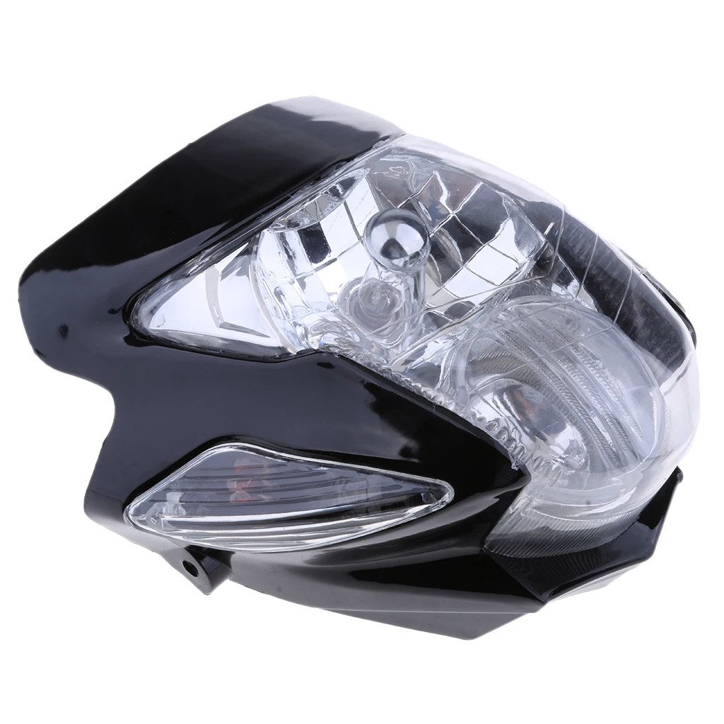 1 шт. фара мотоцикла с сигналом для Suzuki SV650 S SV1000 Катана Streetfighter 10," x 7"