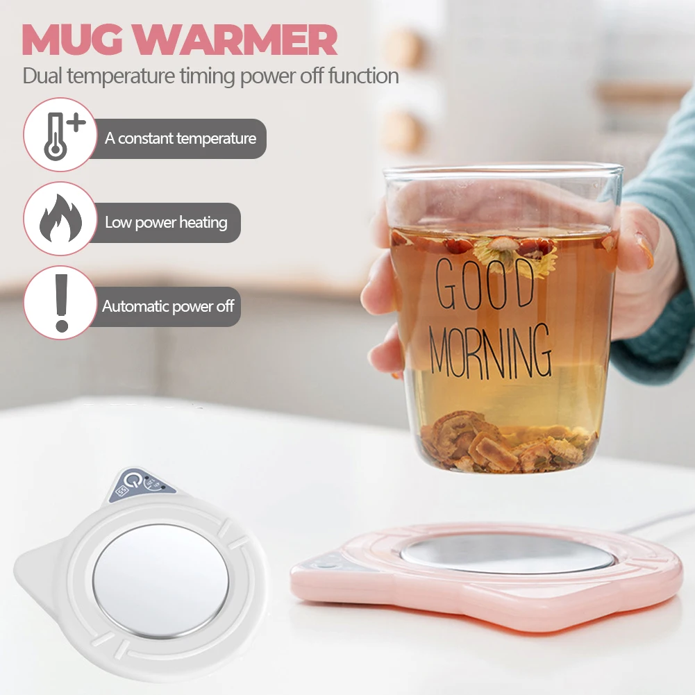 Cat Coffee Mug Warmer Pad USB Powered Coffee Cup Warmer Fast Heat