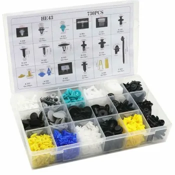 

Fenders Car fastener clip Retainer Bumper Universal Replacement 730pcs