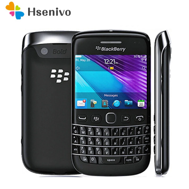 Blackberry 9790 reformado-Original teclado QWERTY 5MP Cámara 768MB RAM 8GB ROM 3G WCDMA WIFI GPS teléfono inteligente con pantalla táctil