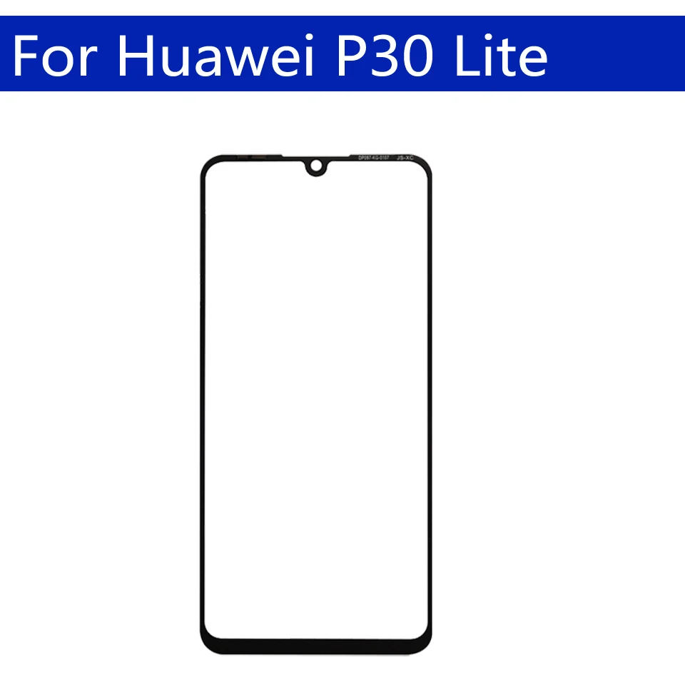Сенсорный экран 6 15 дюйма для Huawei P30 Lite передний Внешний стеклянный объектив Nova 4E