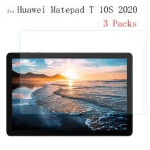 Protecteur d'écran en verre trempé pour Huawei MediaPad T10s, 3 paquets, Films en verre trempé pour Huawei Matepad T10s T10 AGS3 L09 AGS3 W09