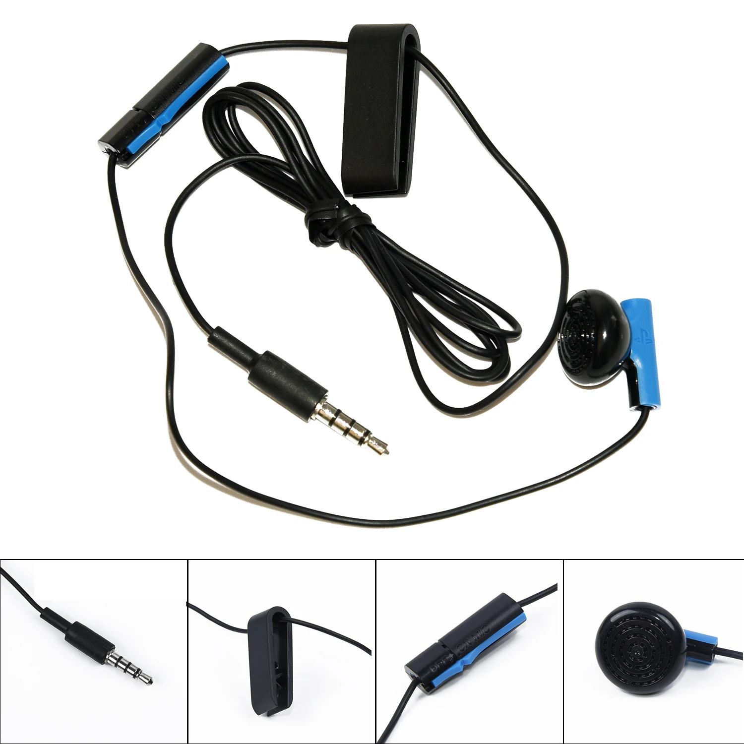 

For Sony Playstation 4 PS4 Earbud High Quality Microphone Earpiece Clip Hot Selling Electronic Parts
