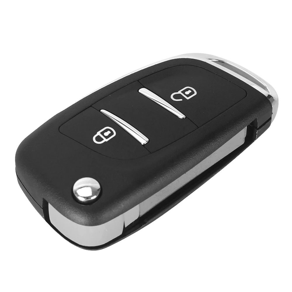 KEYYOU 2 кнопки складной ключ крышка для Citroen C2 C3 C4 C5 C6 C8 модифицированный флип-пульт дистанционного ключа автомобиля корпус CE0536 VA2 лезвие