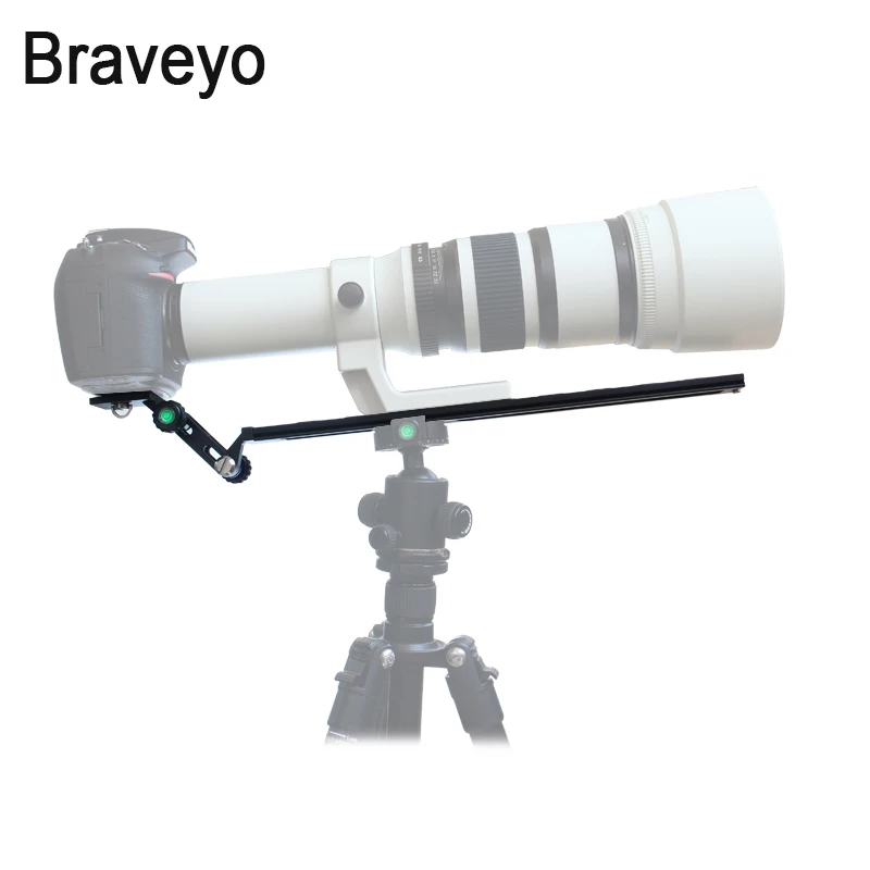 Telephoto Lens Support Adapter Tripod head DSLR Mount Steady