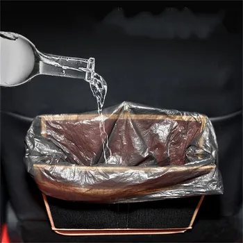 

Durable Foldable Car Trash Can Waterproof Collapsible Garbage Bag Car Trash Bin Hanging Storage Pouch