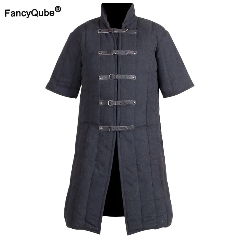 Женский костюм Gambeson куртка средневековый для косплея викингов с короткими