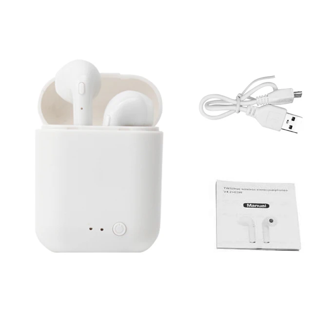 Mini-2 Bluetooth Wireless Earphones Headset Sport Earbuds Waterproof Earpieces For Iphone Huawei Xiaomi OPPO TWS Music Headphone MINI-2 white