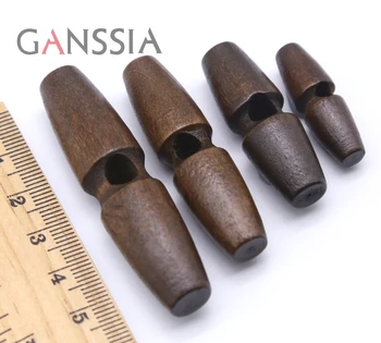 

20pcs/lot Natural Color Unusual shape horn buttons Wooden sewing button for garment Scrapbooking diy accessories (ss-852)