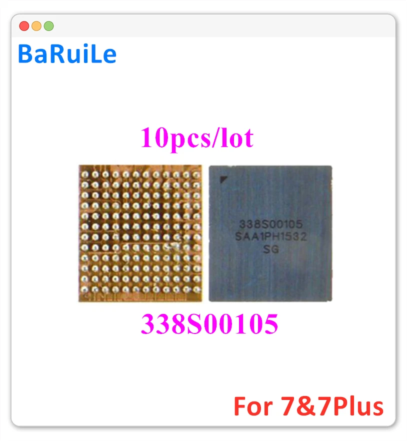 BaRuiLe 10 шт. для iPhone 6S 7 Plus ремонт U3101 U3500 основное аудио IC Замена 338S00105 BGA чип запасные