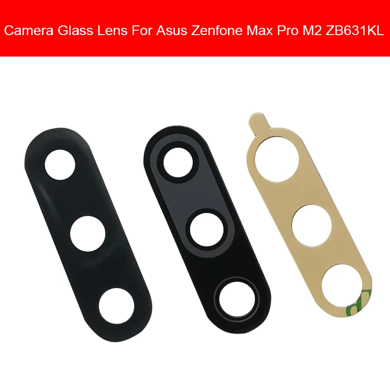 

Back Camera Glass Lens Cover For Asus Zenfone Max Pro M2 ZB630KL ZB631KL Rear Camera Glass Lens With Adhesive Sticker Repair