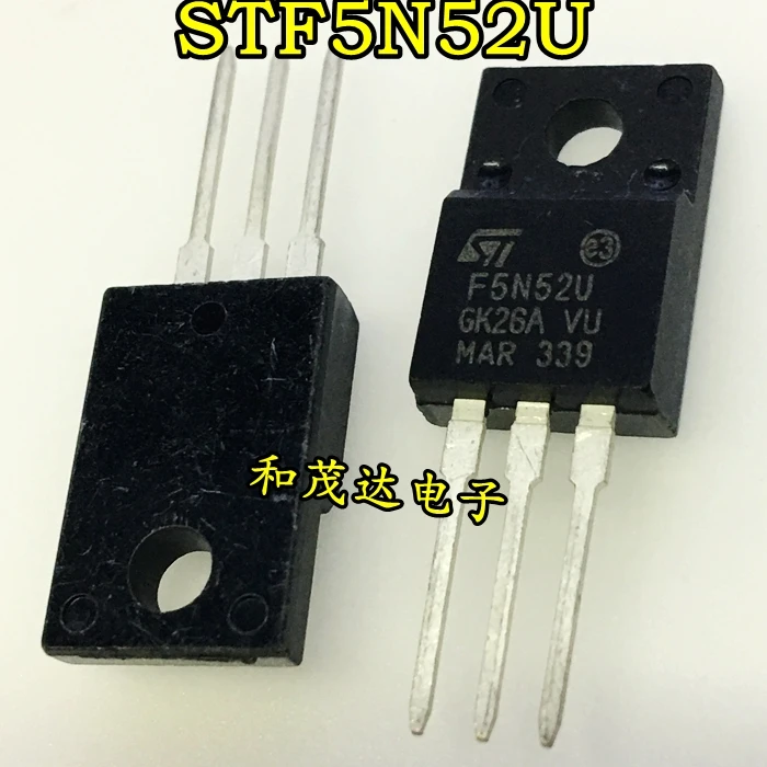 5 шт./STF5N52U 5N52 4.5A 525V TO-220F TO220F