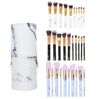 

Marble Makeup Brushes Tool Set Cosmetic Powder Eye Shadow Foundation Blush Blending Beauty Make Up Brush Maquiagem